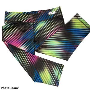FILA Sport Multicolor Running Capri Leggings Small